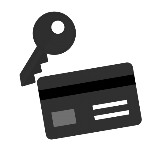 Key and Card Icon