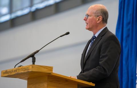 President Dean delivers the State of the University address